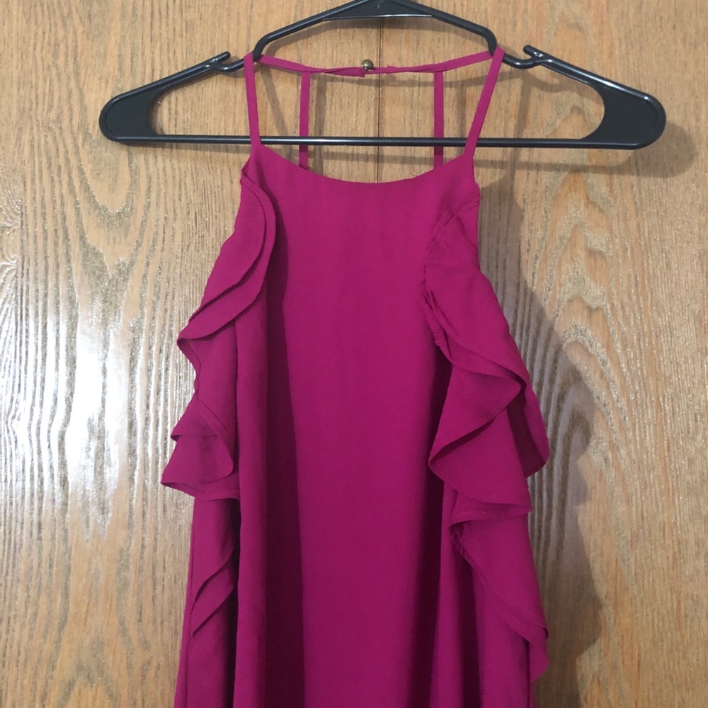 Ruffed side mini dress - Picture 4 of 4